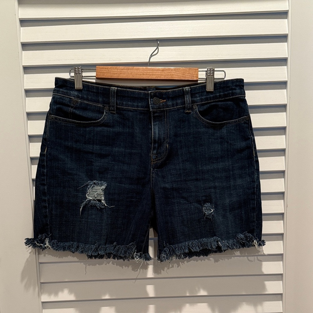 Talbots cut off dark Jean shorts